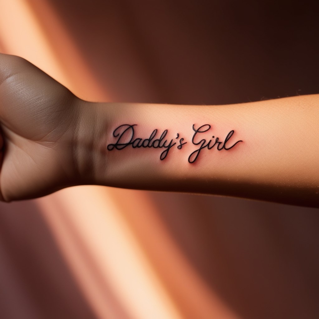 15 Stunning Daddy's Girl Tattoo Designs to Celebrate Love
