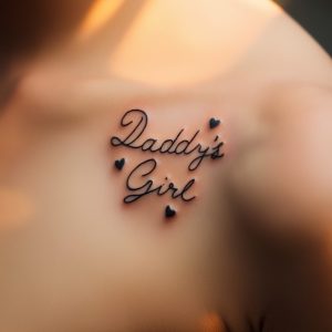 daddy's girl and mommy's world wrist tattoo