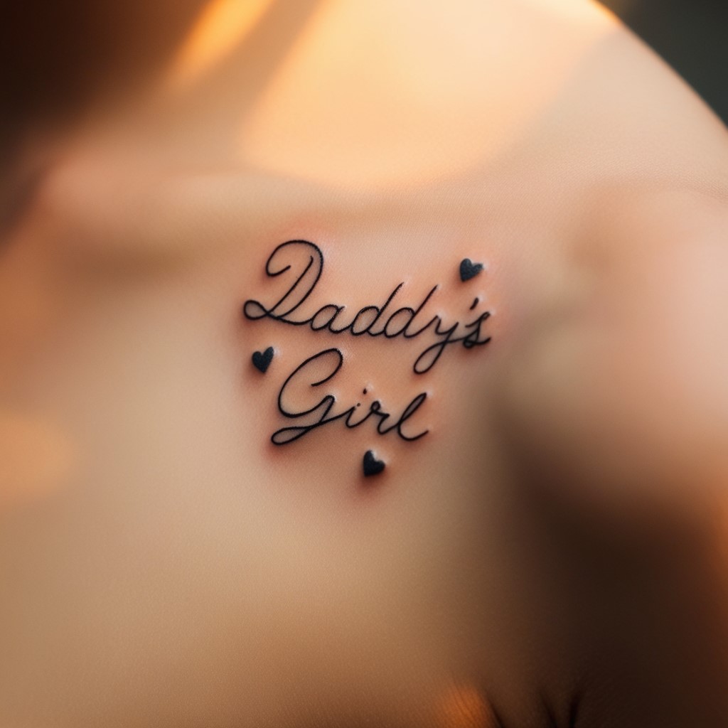 15 Stunning Daddy's Girl Tattoo Designs to Celebrate Love