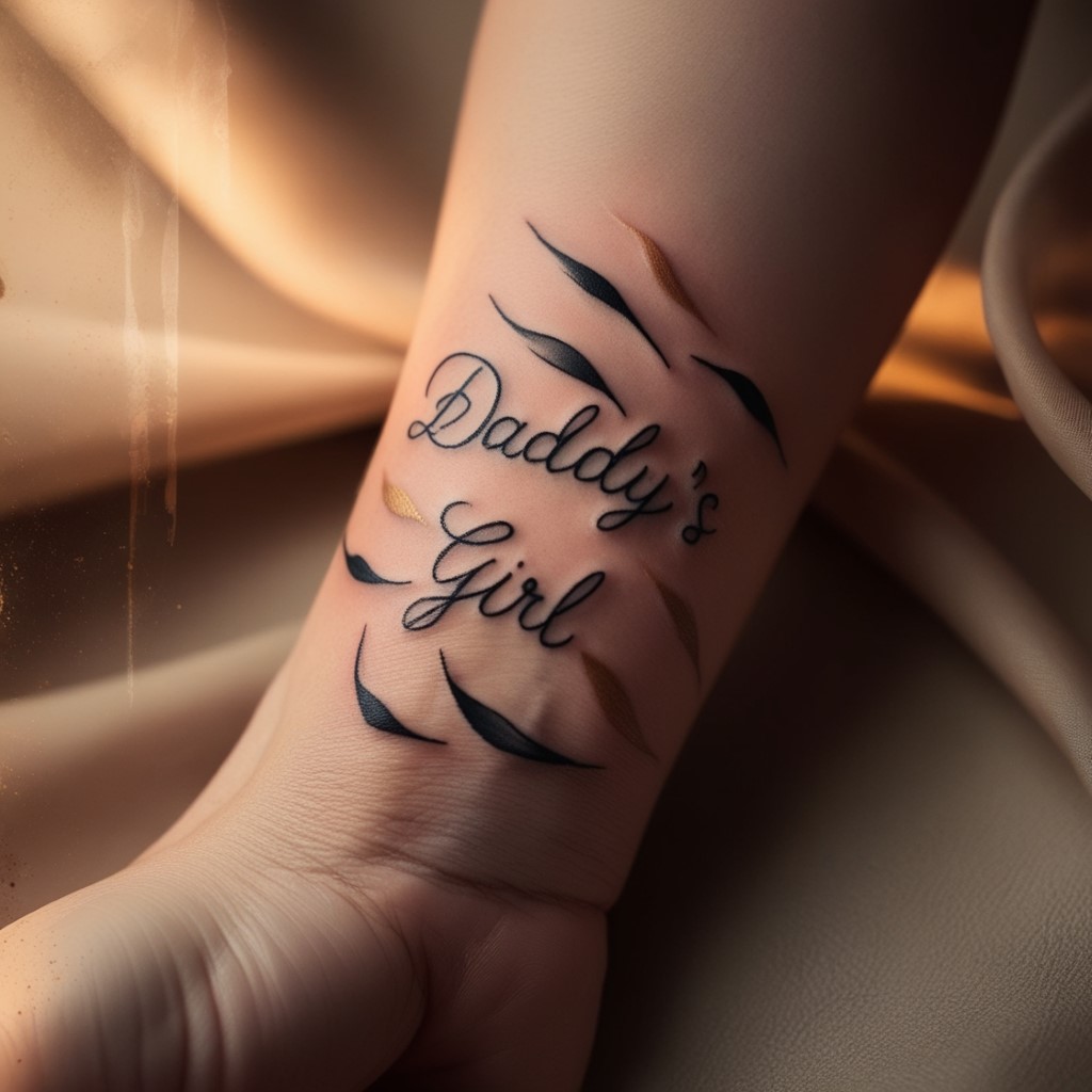 15 Stunning Daddy's Girl Tattoo Designs to Celebrate Love