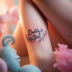 daddy's little girl tattoo designs