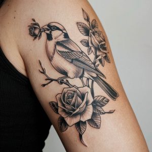 dead sparrow tattoo