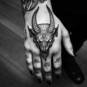 demon tattoo