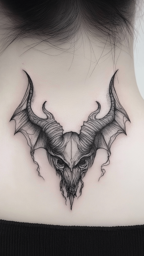 demon tattoos