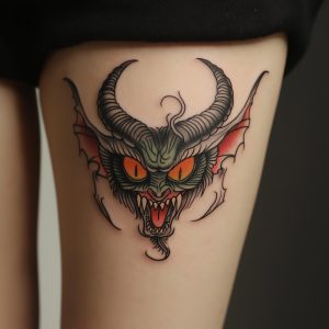 demonic demon tattoos