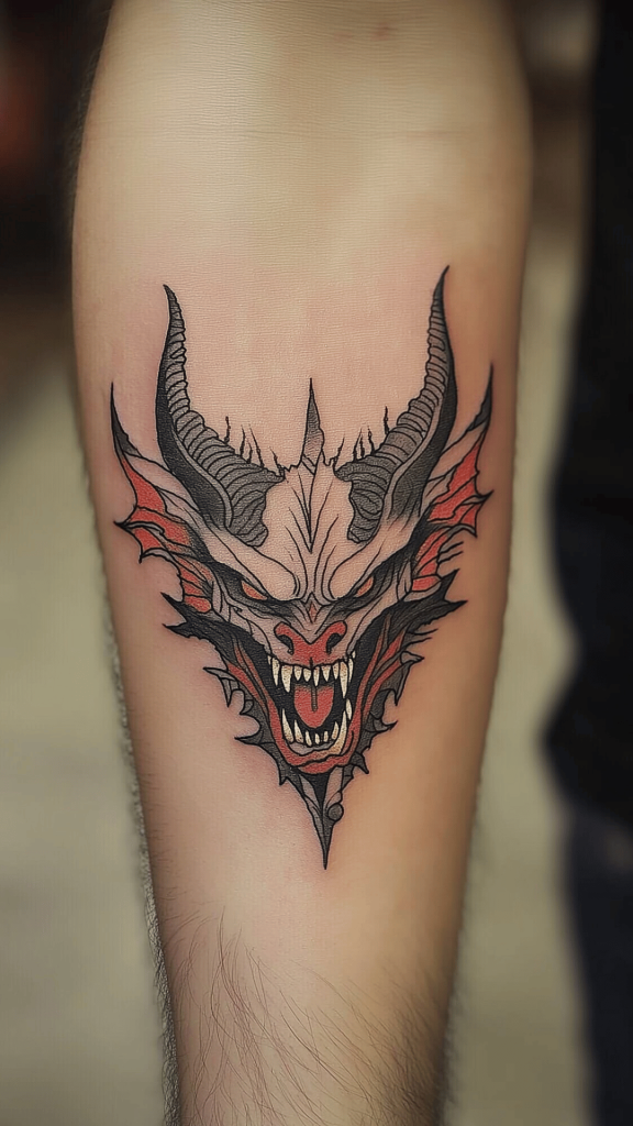 demonic tattoos