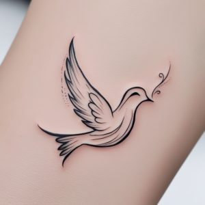 dove bird tattoo