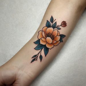 flower arm sleeve tattoos