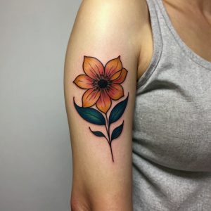 flower arm tattoo designs