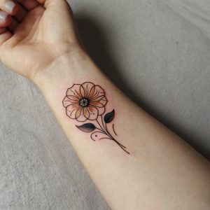 flower arm tattoos