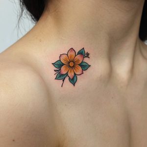 flower simple tattoo designs