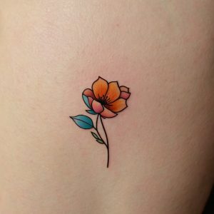 flower tattoo design simple