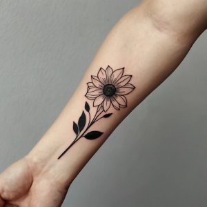 flower tattoos arm