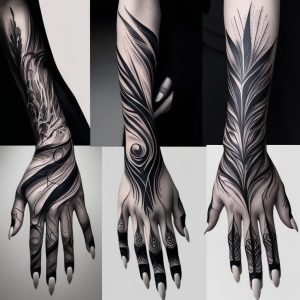 hand arm tattoo designs