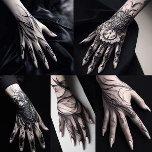 hand band tattoo designs