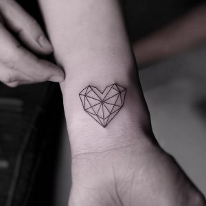 heart infinity symbol tattoo