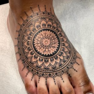 henna foot tattoo designs