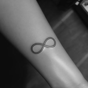 infinity tattoo with names