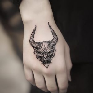 japanese demon tattoo