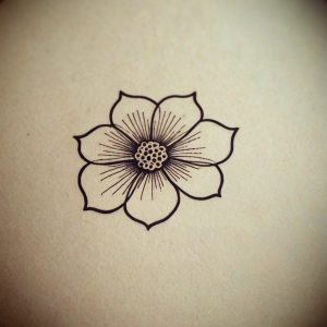 japanese flower tattoo designs simple