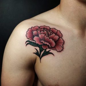 japanese flower tattoo male