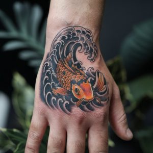 japanese koi fish tattoo