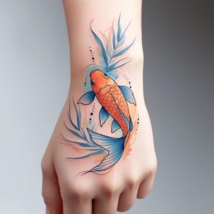 koi fish tattoo drawing