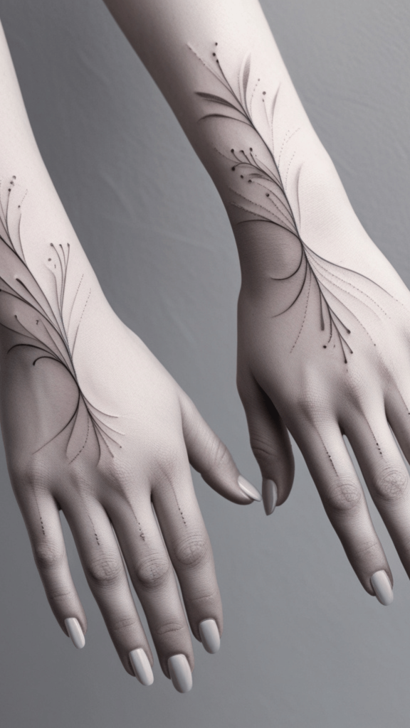 ladies hand tattoo designs