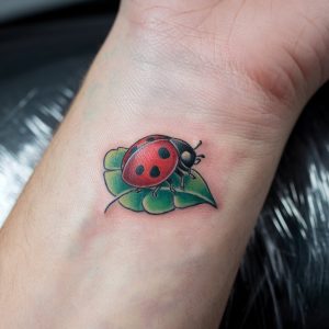 Unique ladybug tattoo designs