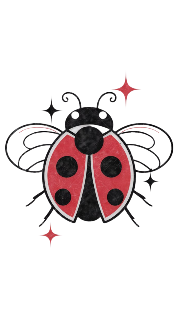 ladybug tattoo stencil