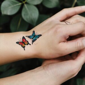 little butterfly tattoos wrist