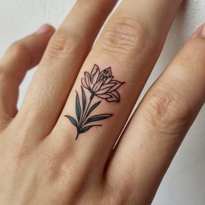 lotus flower hand tattoos