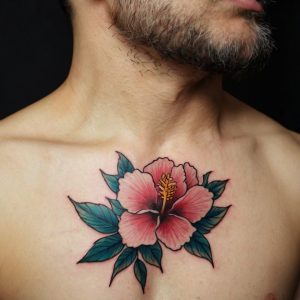 male flower tattoo ideas