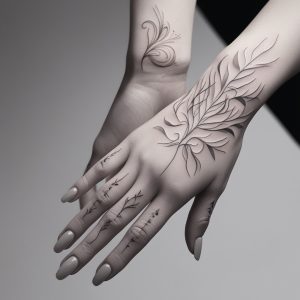 new hand band tattoo designs