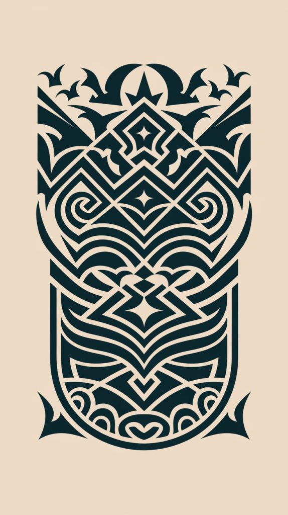 polynesian tattoo design arm