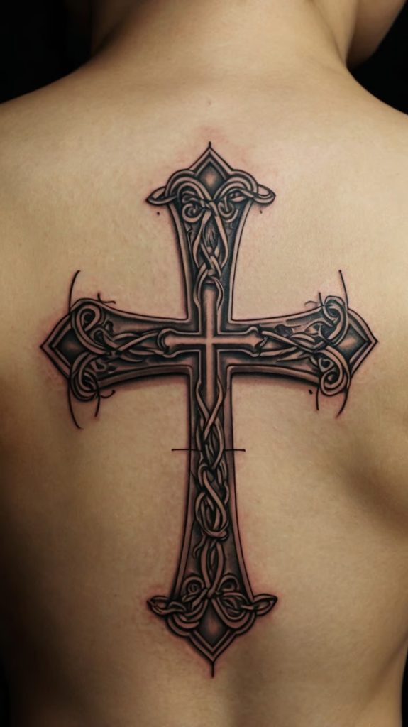 simple celtic cross tattoos