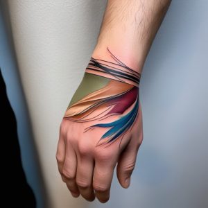 Hand Band Tattoo For Men