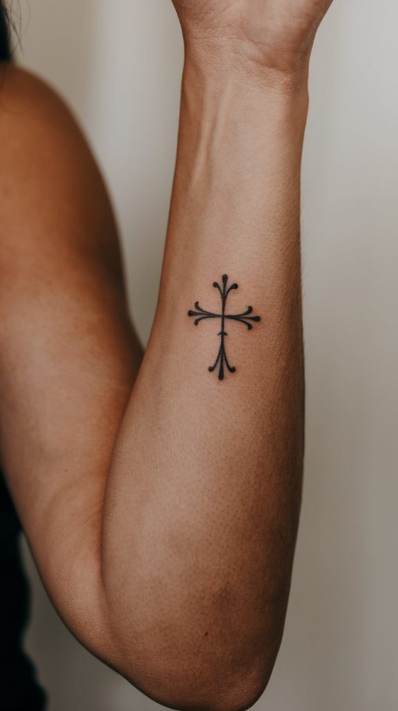 simple tattoo cross designs