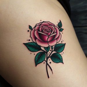 small rose tattoos