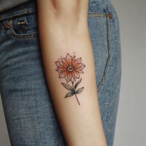 small simple flower tattoo designs