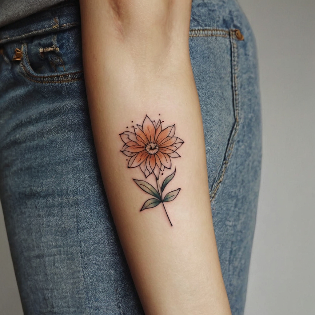 Simple flower tattoo designs | Tattoo Designs World