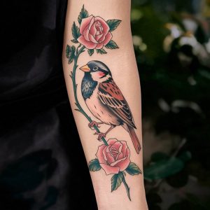 Sparrow tattoo designs