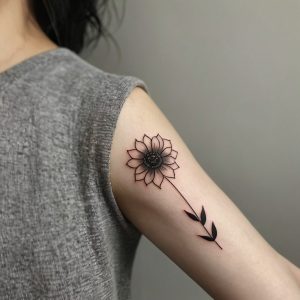 tattoo arm flower