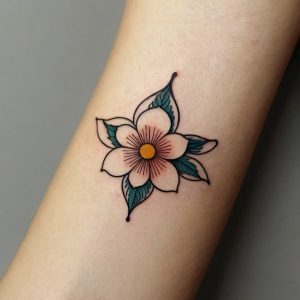 tattoo design simple flower