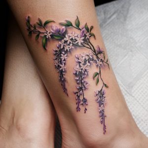 tattoo flowers with vines