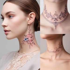 tattoo front neck