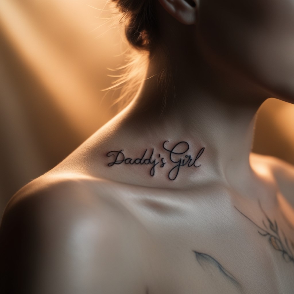 15 Stunning Daddy's Girl Tattoo Designs to Celebrate Love