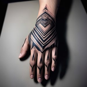 Full hand tattoo men