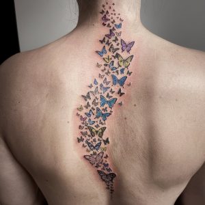 tattoos for ladies spine