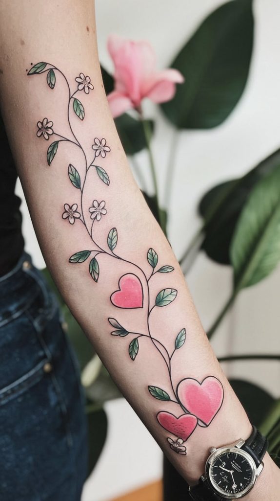 tattoos of flower vines